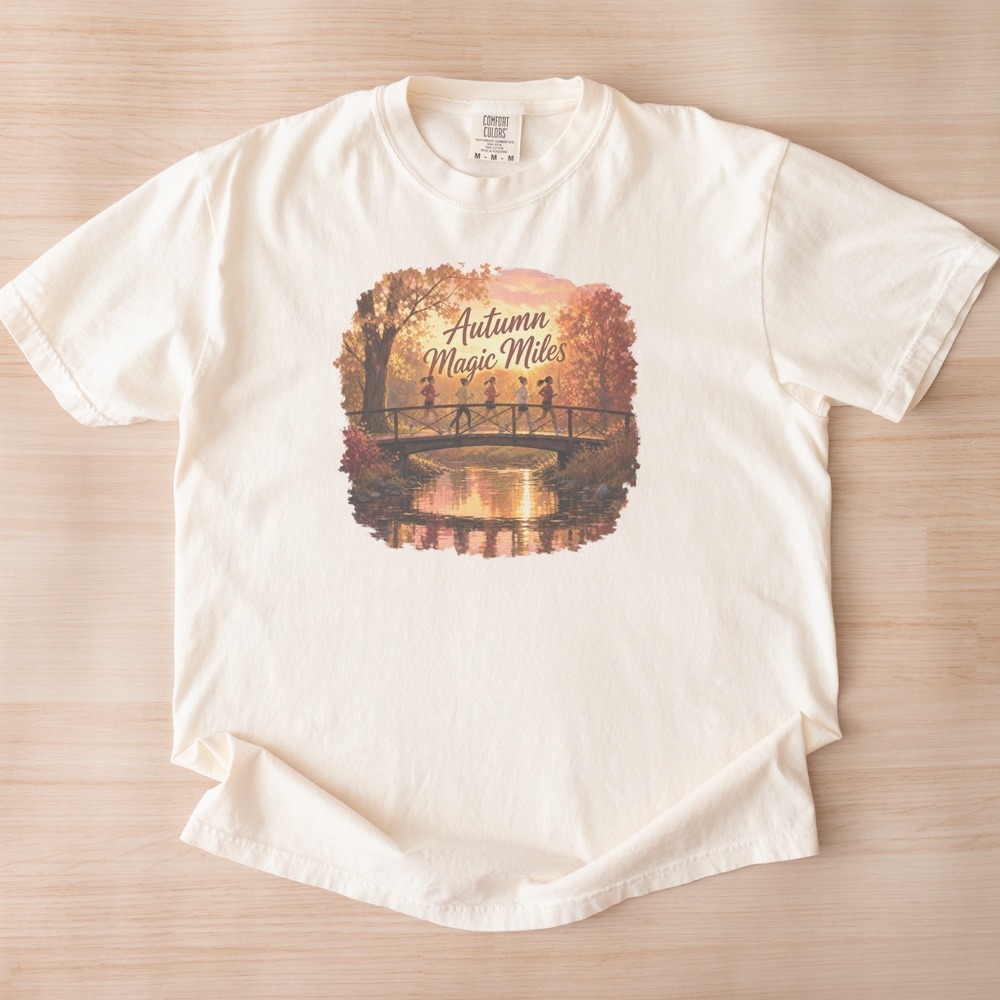 Autumn Magic Miles Women Running the Bridge Tee